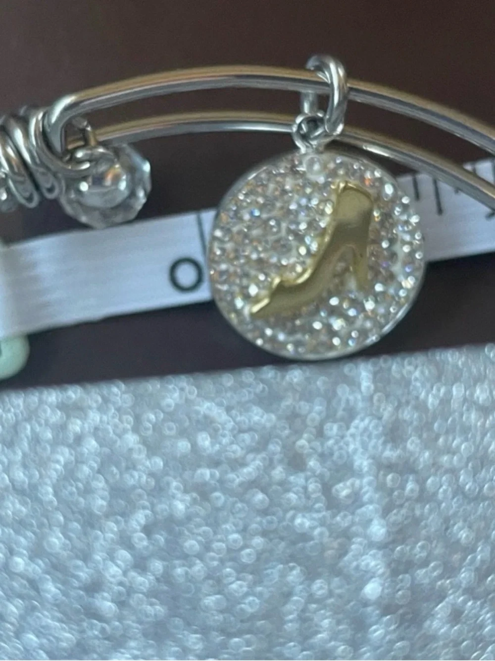 Disney Girls Cinderella Bracelet Silver Plated Stainless Steel - NWT
